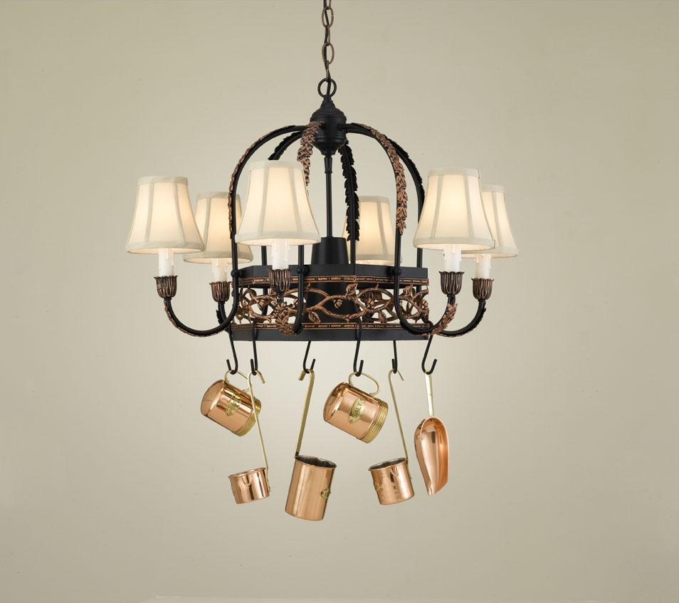 7-LITE POT RACK